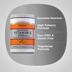 Piping Rock Vitamina C en Polvo, 2000mg por Porción, 680g - Ácido Ascórbico Puro