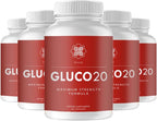 kivus Gluco20 - Cápsulas (5 Paquete, 300 Cápsulas)