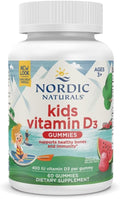 Nordic Naturals Gomitas de Vitamina D3 para Niños, Sabor Sandía Salvaje - 60 Gomitas - 400 UI