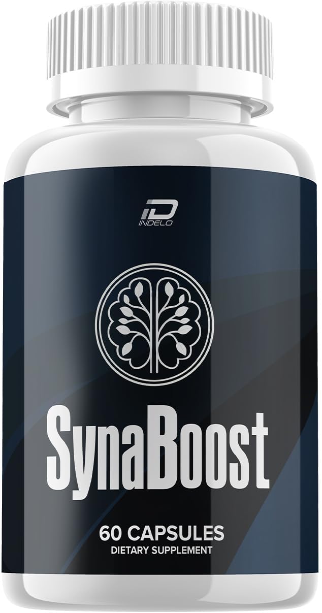 SynaBoost Cápsulas para el Cerebro – Fórmula Máxima Fuerza Todo Natural para Apoyar la Memoria y la Concentración (1 Pack – 60 Cápsulas)