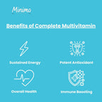 Minimo Nutrition Complete Multivitamin + Immunity Boost, 60 Cápsulas