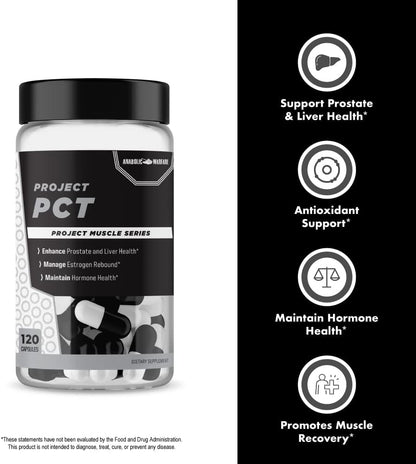 Anabolic Warfare Project PCT – 120 Cápsulas – Saw Palmetto: Apoya la función prostática y el bienestar hormonal – Image 4
