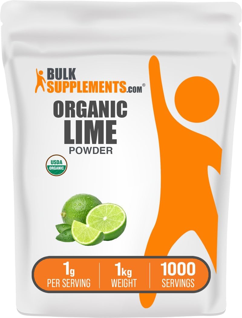BulkSupplements.com Polvo de Lima Orgánico - 500g