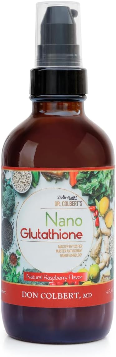 Dr. Colbert, MD Nano Reduced L-Glutathione Liquid Spray - Raspberry Flavor - 118ml (4oz)