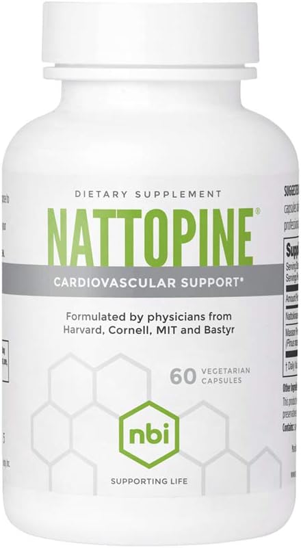 NBI NattoPine, Healthy Circulation Support for Men and Women | 60 Vegan Capsules