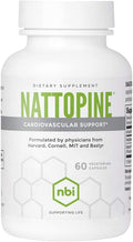 NBI NattoPine, Healthy Circulation Support for Men and Women | 60 Vegan Capsules