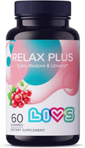 LIVS Relax Plus Gummies – Gominolas de apoyo para el estrés y la calma (60 unidades)