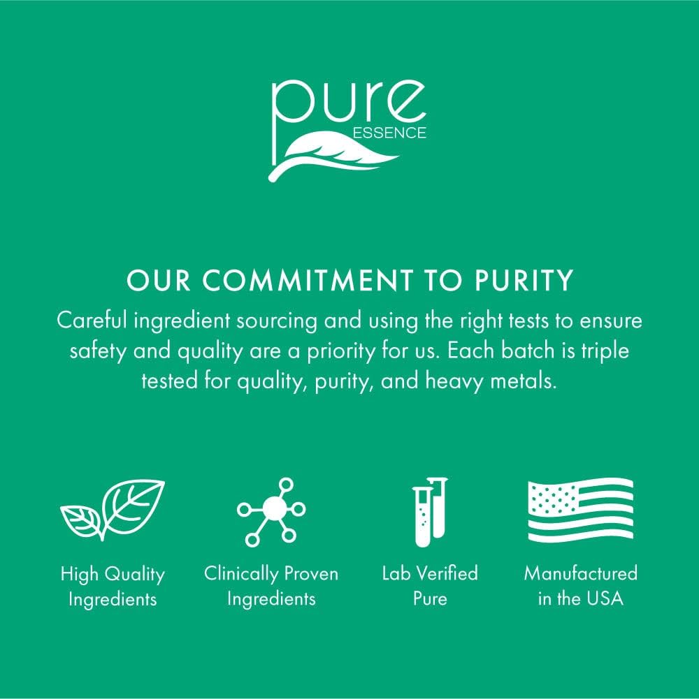Energy Plus by Pure Essence - Suplemento de Energía Herbal Sin Cafeína - 120 Comprimidos