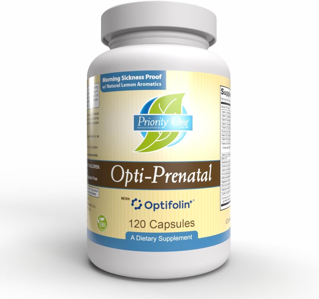 Priority One Vitamins Opti-Prenatal (120 Cápsulas)