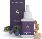 Apothékary Mindcraft - Gotas Líquidas Herbales para el Enfoque y la Cognición, con Lion's Mane y Cordyceps, Certificado Orgánico, 1 fl oz (30 dosis)