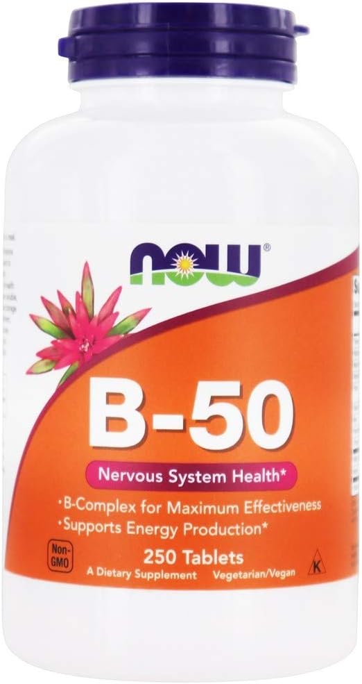 Now Foods B-50, Complejo B - 250 tabletas