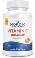 Nordic Naturals Vitamina C Gominolas, Sabor Tangerina - 120 Gominolas - 250 mg de Vitamina C