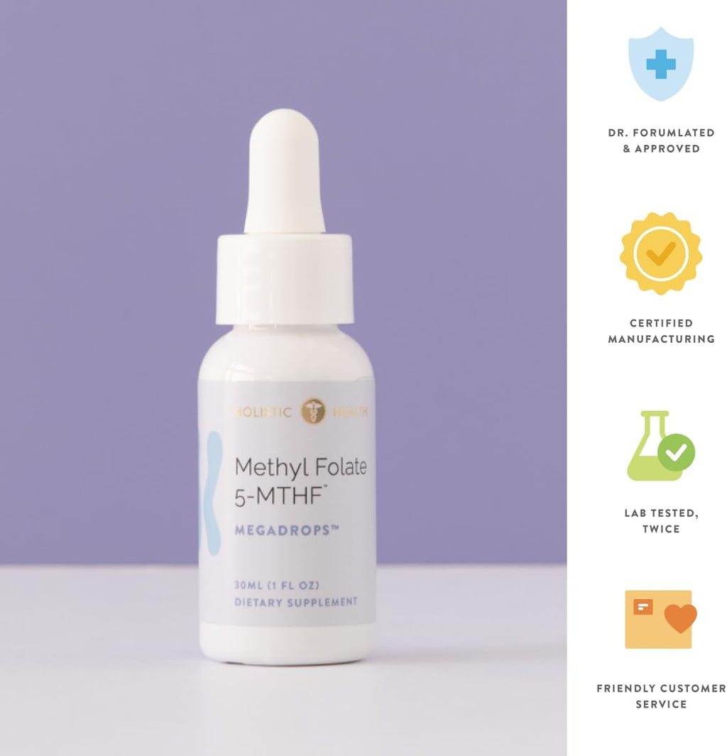 Methyl Folate 5-MTHF Mega Drops™ 28ml (0,95 fl oz)