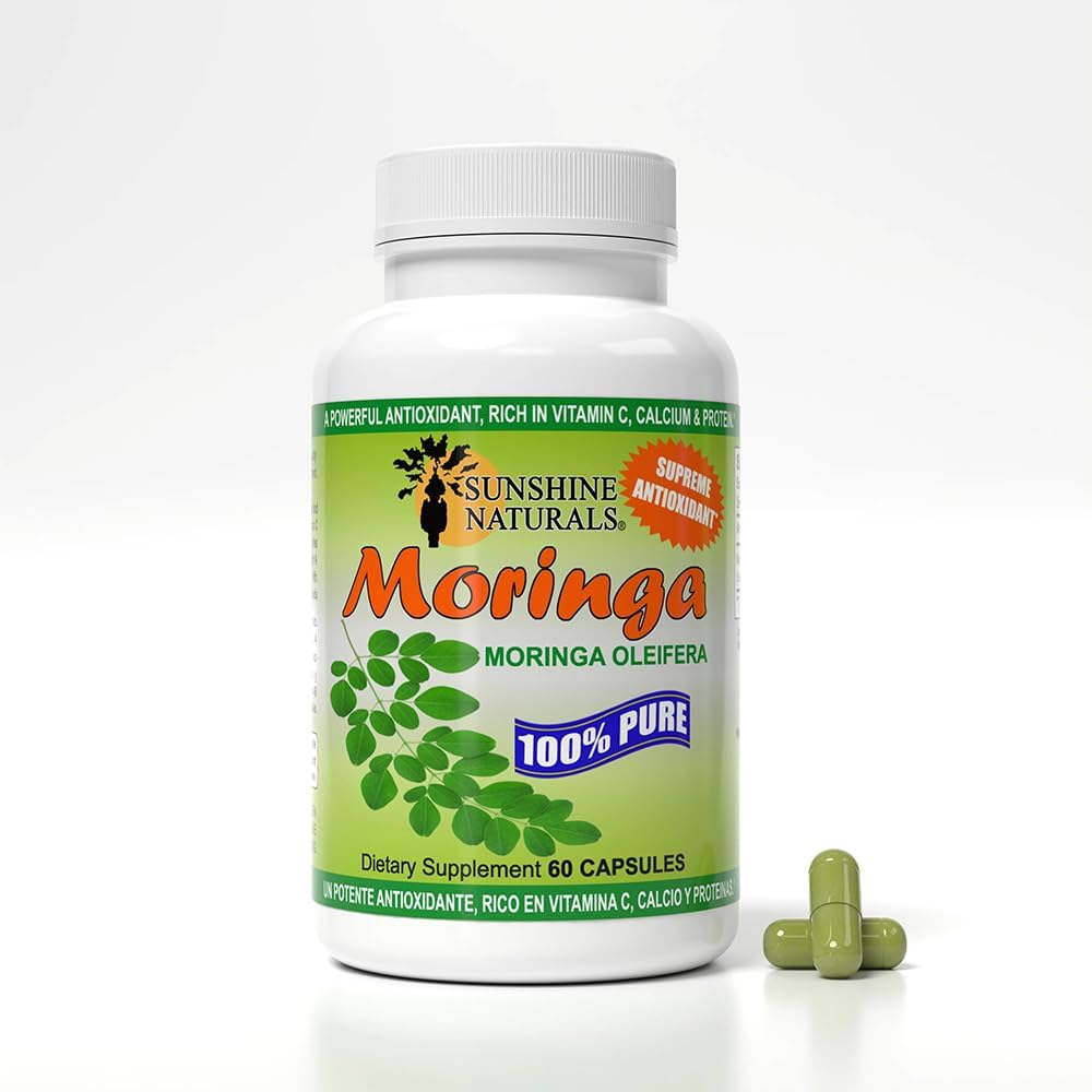 Sunshine Naturals Moringa Oleifera 800mg – 120 Cápsulas