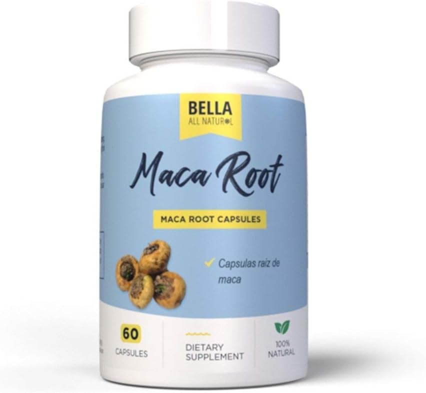 Bella All Natural Raíz de Maca - 60 Cápsulas