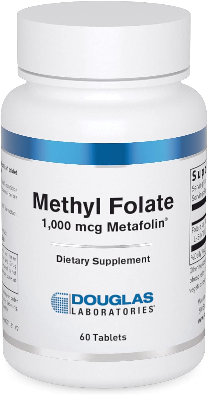 Douglas Laboratories Metilfolato L-5-MTHF 1000 mcg Metafolin - 60 Comprimidos