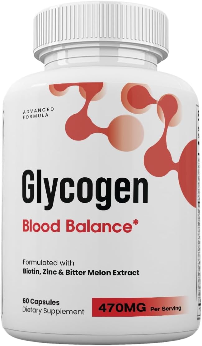 Zonata Glycogen Blood Balance Premium Formula, 60 Cápsulas