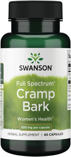 Swanson Full SPEC Corteza de Viburno 5 mg, 60 Cápsulas