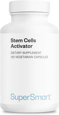 Supersmart - Activador de Células Madre (Fórmula Avanzada) - con Astragalósido, Fucoidan - Suplemento Natural | No-OMG y Sin Gluten - 120 Cápsulas Vegetarianas
