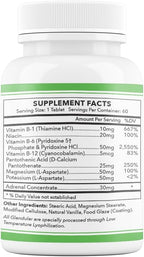 Barge Nutrition & Supply UB-6 – Complejo de Magnesio, Potasio y Vitamina B6 (120 Comprimidos)