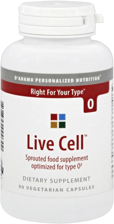 D'Adamo Personalized Nutrition - Live Cell O 90 vcaps