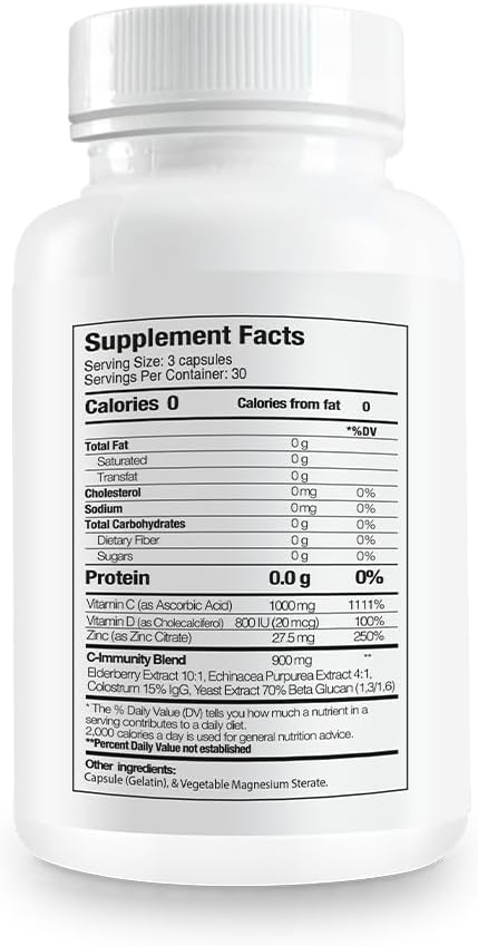 Vitamina C – 180 Cápsulas (2 Paquetes) – PaleoLife