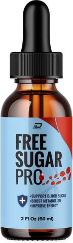 Free Sugar Pro Drops - Suplemento Líquido Natural 60 ml