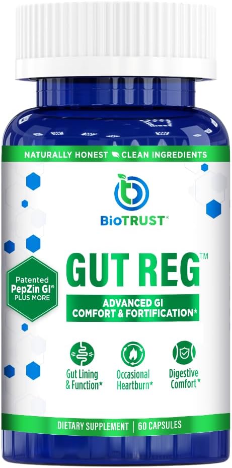 BioTrust Gut Reg - Apoyo para la Salud Intestinal, 60 Cápsulas