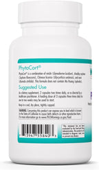 Nutricology PhytoCort — Fórmula Herbal para Apoyo Respiratorio y Pulmonar, con Reishi, Regaliz y Noni, 120 Cápsulas Vegetales