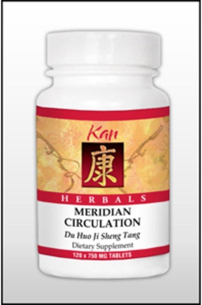 Kan Herbs Company Meridian Circulation – Herbal Blend with Achyranthes and Cinnamon, 120 Tablets