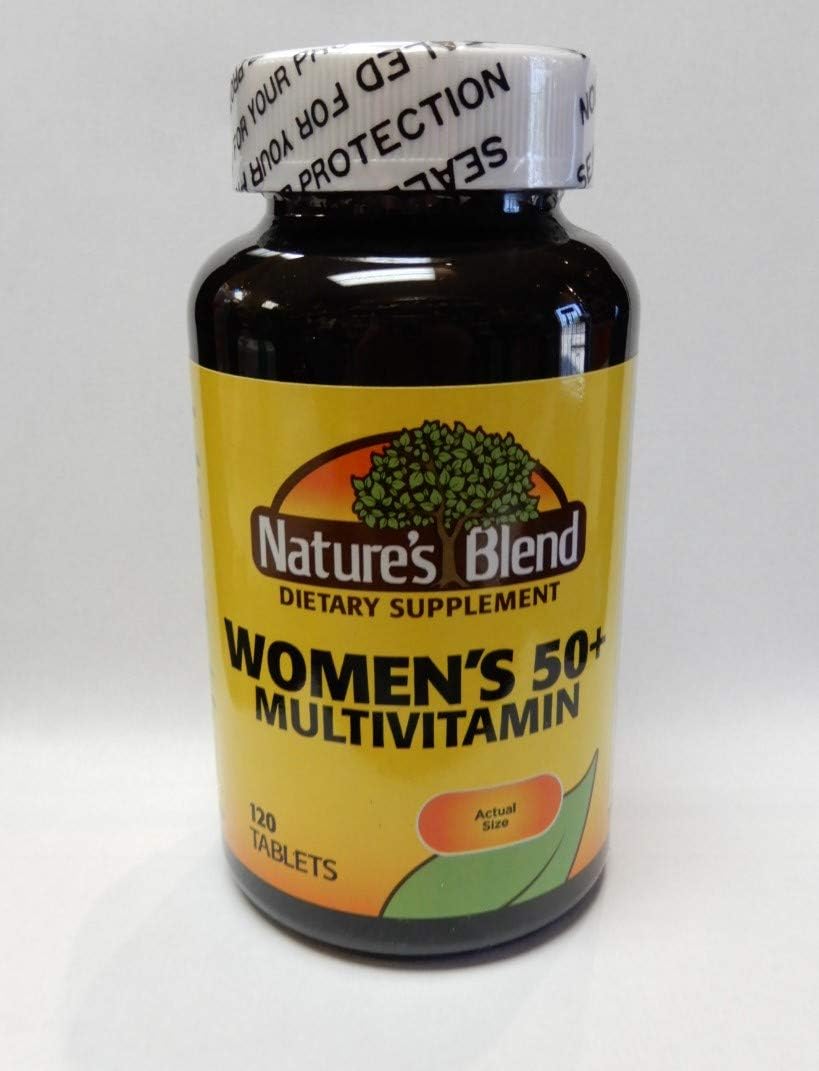 Nature's Blend Multivitamínico para Mujeres 50+ - 120 Comprimidos