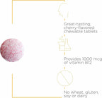 B12-Active - Metilcobalamina 1000 mcg - 30 Comprimidos Masticables Sabor Cereza