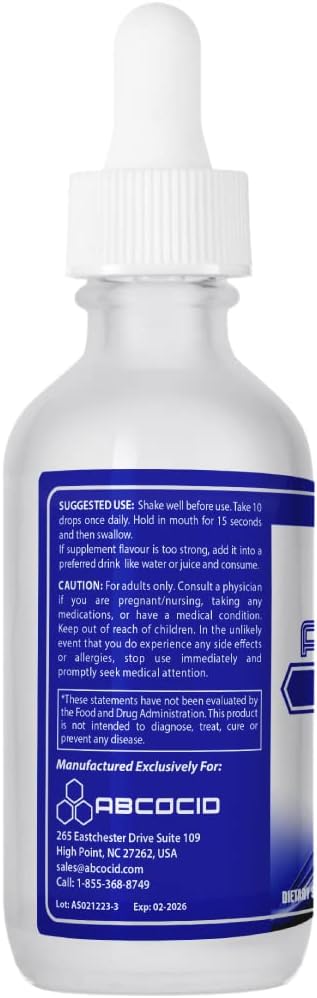 Apigenina 65 mg Líquido - 240 Dosis - Suplemento de Flavonoides - ABCOCID