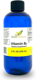 Herb-Science Gotas de Vitamina B6 Líquida 236 ml – Piridoxina de Alta Absorción para Energía, Estado de Ánimo y Sistema Nervioso – Vegano Sin Gluten Sin Alcohol