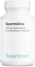Supersmart Spermidine 3mg por Día - Complemento Alimenticio con Extracto de Arroz - 60 Cápsulas