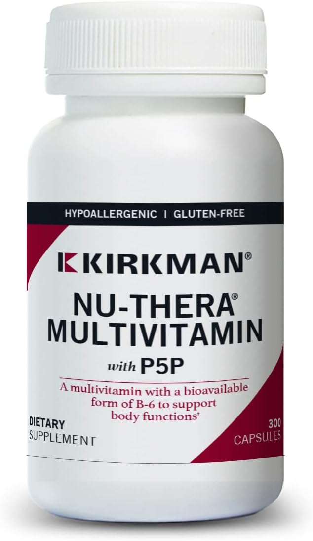 Kirkman Nu-Thera con P-5-P - Hipoalergénico - 300 Cápsulas