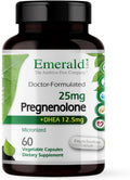 Emerald Labs Pregnenolona 50mg con DHEA 25mg - 60 Cápsulas