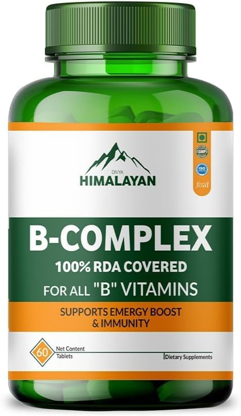 Complexo de Vitaminas B a Base de Plantas con B12 Metilada 1000 mcg - 60 Comprimidos Sublinguales