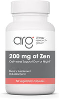 Allergy Research Group 200 mg of Zen - 60 Cápsulas - L-Teanina y GABA