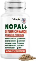 Vitapia Extracto de Nopal Cactus - 120 Cápsulas Vegetales - Sin Gluten y No-GMO