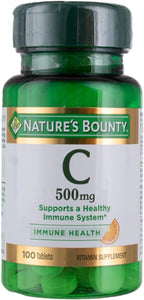 Nature's Bounty Vitamina C, 500mg, 100 Comprimidos