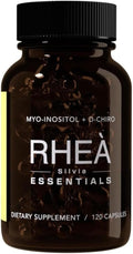 Rhea Myo-Inositol & D-Chiro Inositol - 40:1 con Folato y Magnesio - 120 Cápsulas Veganas