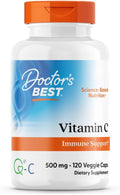 Doctor's Best Vitamina C 500 mg, 120 Cápsulas Vegetarianas