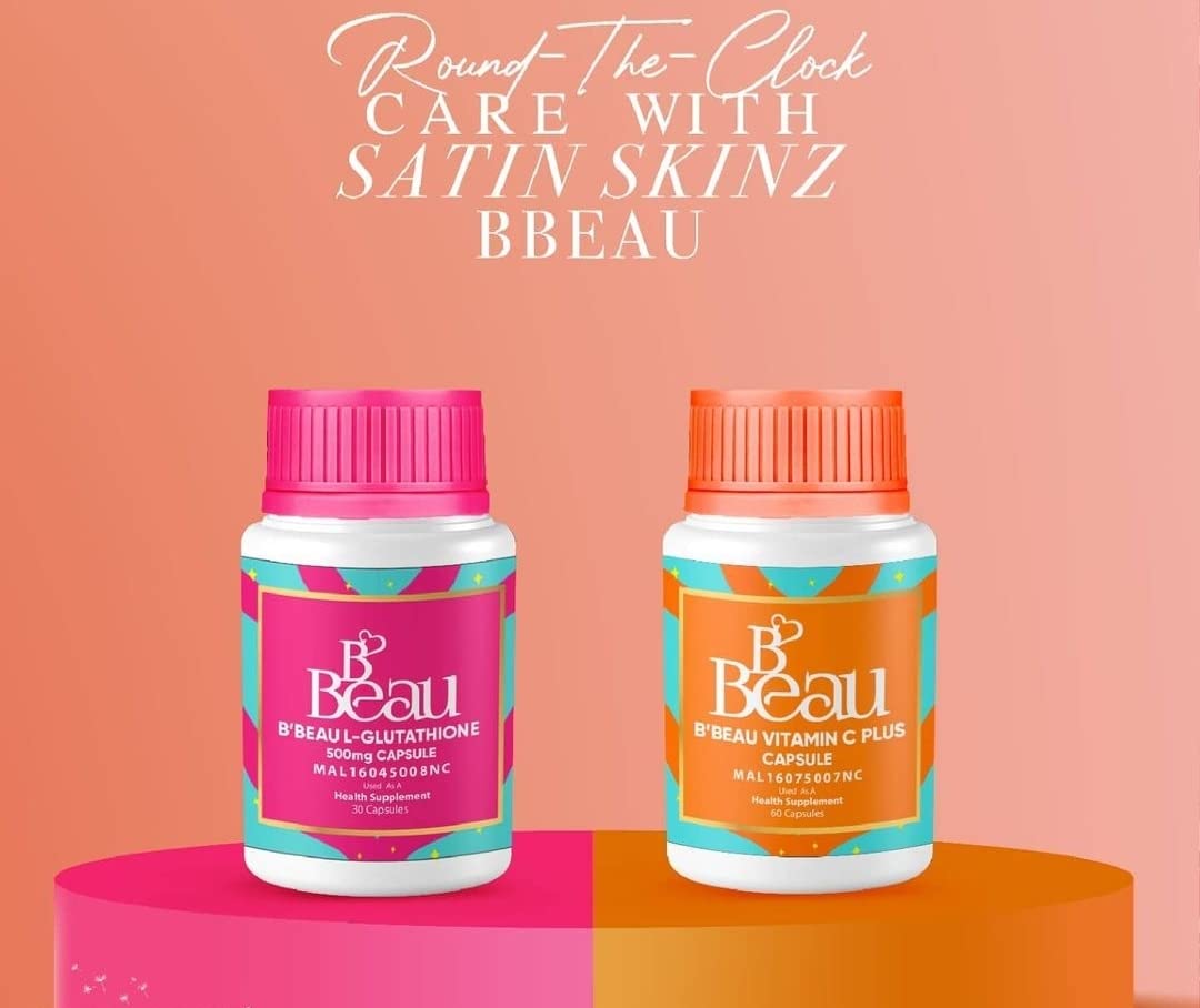 Elizkof Beauty B'Beau L-Glutathione 500mg y Vitamina C, Pack de 2