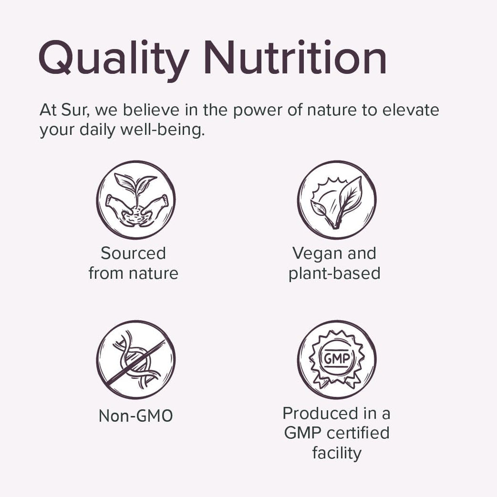 Sur Organic Beet Root Capsules 1000mg - Suplemento de remolacha ecológica (120 cápsulas)