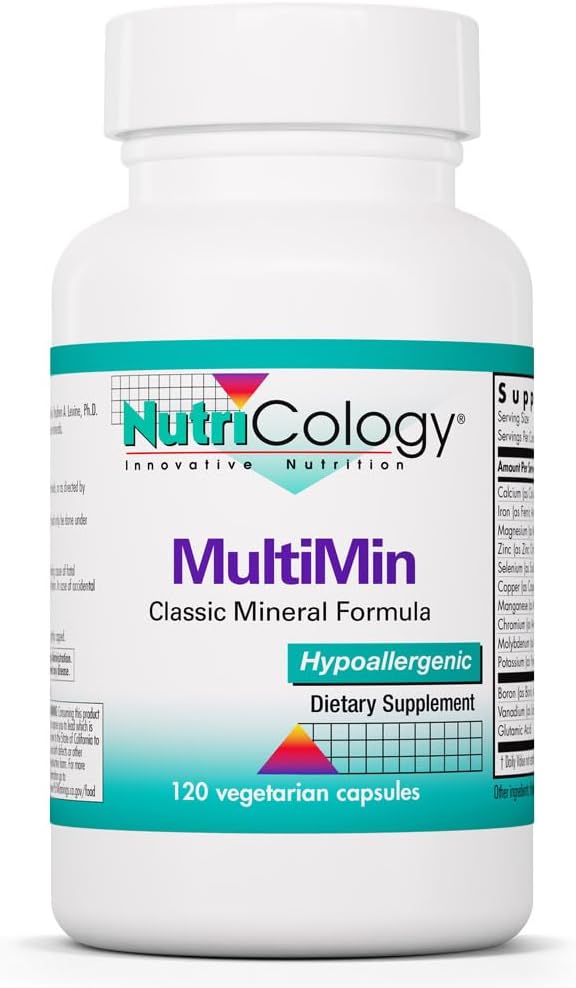 NutriCology MultiMin - Essential Mineral Blend - 120 Vegetable Capsules