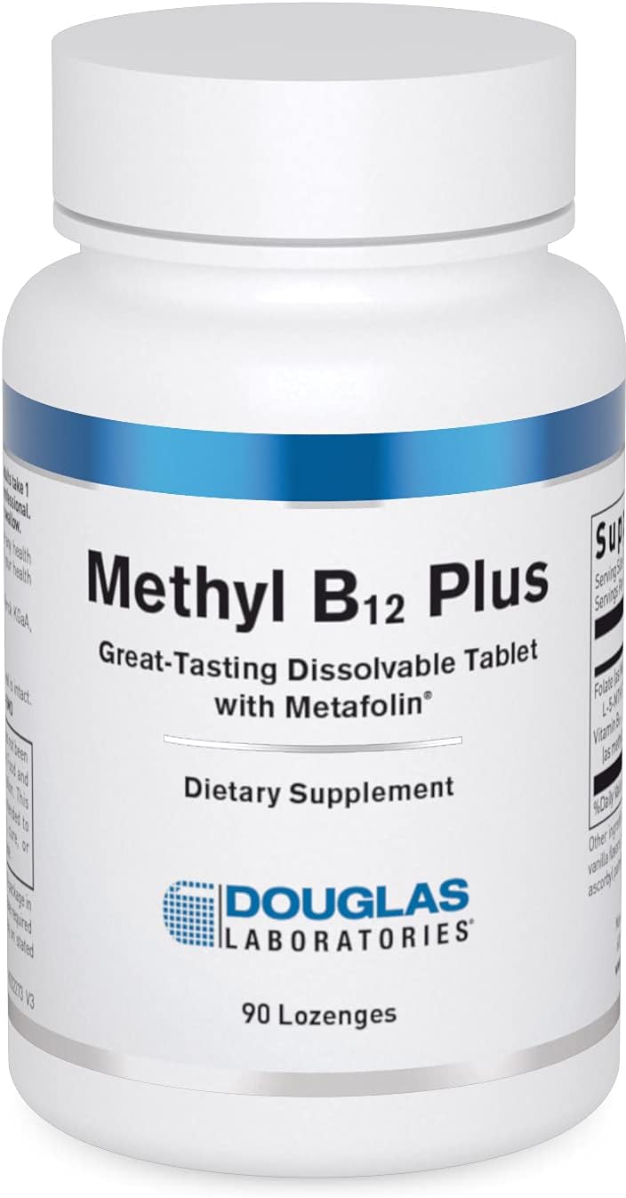 Douglas Laboratories Methyl B12 Plus | 90 comprimidos bucales de metilcobalamina