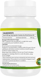 Morsan's Gudmar Extract (Gurmar) Cápsulas, Pack de 2 x 60 x 500 mg