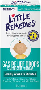 Little Remedies Gas Relief Drops, Natural Berry Flavor, Safe for Newborns, 1.0 fl oz (6-Pack)
