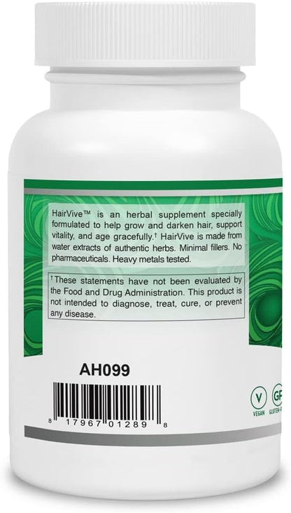 HairVive Capsules 80 Veggie Capsules - Pack of 2 – Image 3